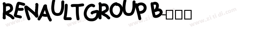 RenaultGroup B字体转换
